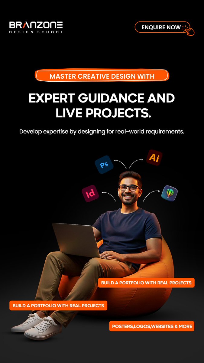 branzonedesign's tweet image. Real learning begins when theory meets real projects.
At Branzone, we don’t just teach software — we build career-ready designers through real briefs &amp;amp; agency workflows.
📞 +91 98432 18042    
#branzonedesignschool #graphicdesigncourse #designstudents #brandingdesign