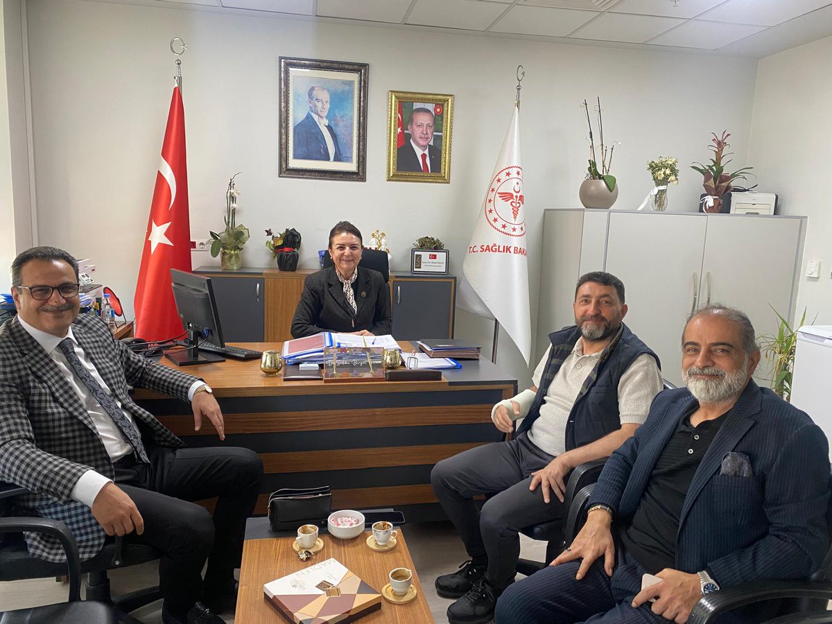 İşletme Müdürümüz Sayın Davut AYZİT Bey  ve Doğa Koruma Milli Parklar İl Müdürü Erdal SEVEN Bey ile birlikte Kamu Hastaneleri Hizmetleri Başkanı Sıdıka BİRGÜL TERCAN Hanımı Makamında ziyaret ettiler Nazik Misafirperverlikleri için teşekkür ederiz.