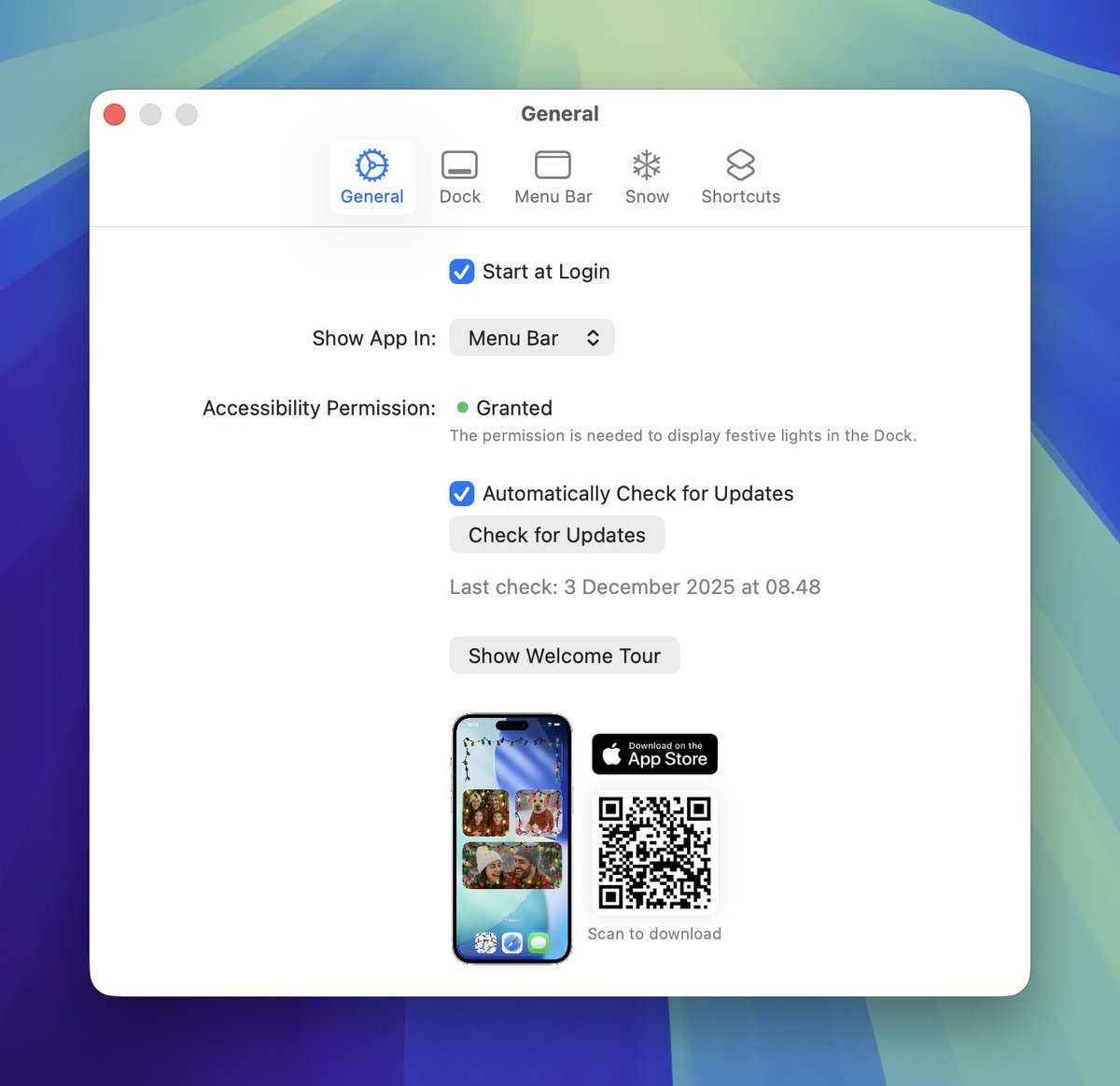 When I built my first Mac apps years ago, getting them to launch at login was a total pain.

Today I learned about SMAppService, which now makes this trivial. So naturally, Festivitas for Mac will have a "Start at Login" setting in the next update.

developer.apple.com/documentation/…