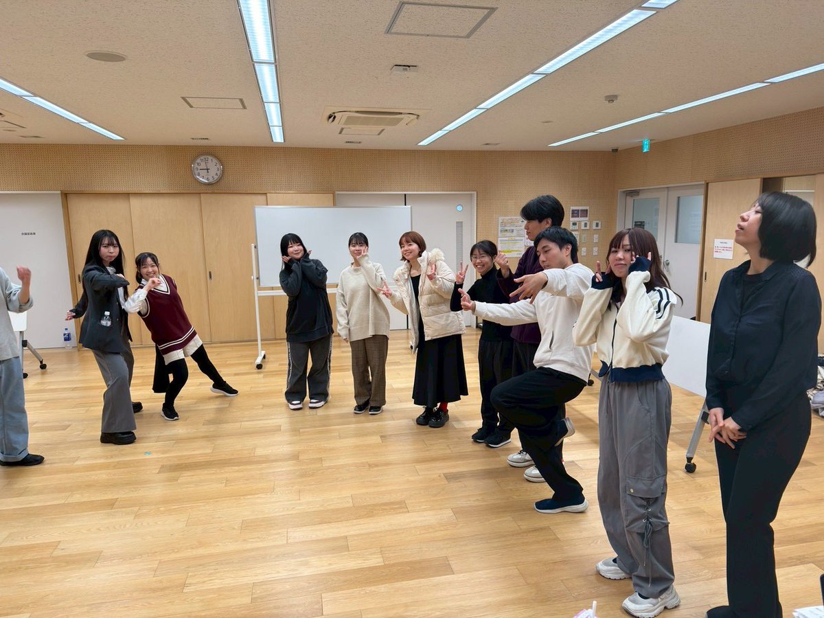 2日間の集中稽古を終えました‼️
あとはもう走り切るのみ🏃‍♀️

公演は12/5-12/7‼️

 #と3 
 #d28企画