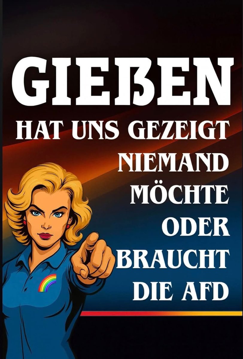 Einen guten Start in den Tag, ich wünsche Ihnen eine stressfreie Zeit ..

Bis später 

#Netz

#Populismus #noafd #fckafd #NazisRaus #AfDmachtDumm #afDnee #FCKNZS #fckafd #WirsindAntifa