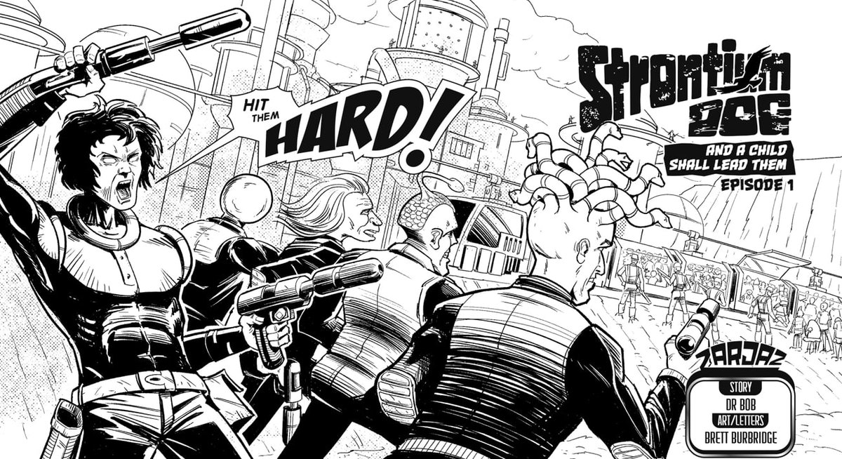 StrontD's tweet photo. ATTENTION DOGHOUSE!! 

Friday 28th November saw the release of "Zarjaz" Volume 3 Prog 5. 

Prog 5 presents the first of a two-part Strontium Dog story entitled "And A Child Shall Lead Them". 

https://t.co/IOPnm1z1xN 👍🏻 https://t.co/NvqPt1temW
