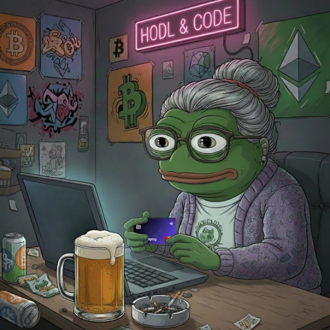 VristoPay's tweet photo. Mass adoption won’t happen when your grandma starts using MetaMask.

It’ll happen when she won't have to. https://t.co/uRNqDMF1AV