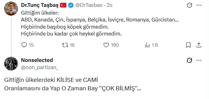 ABD Hristiyan nüfusu : 162 milyon
Kilise sayısı : 355.000

Türkiye nüfusu : 80 milyon
Cami sayısı : 90.000

ABD'de her 600 kişiye bir kilise düşüyor.
Türkiye'de 950 kişiye bir cami düşüyor.

Özellikle orta Amerika'da birçok aile, ailece kilise ayinine gider. İlkokul çağı için