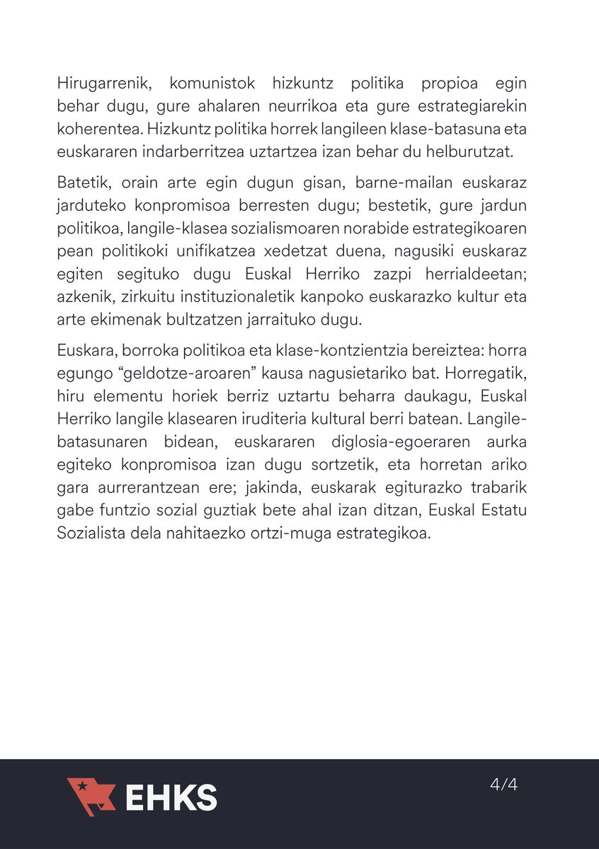 Euskararen Eguna |
IRAKURKETA: