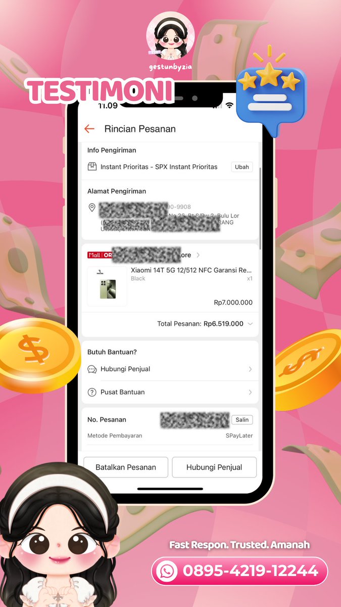 urbaenjun2's tweet image. 142. Gestun spaylater 7.000.000 
143. Gestun kredivo via shopee 5.000.000

#GestunbyZia 
#NominalbesarbyZia