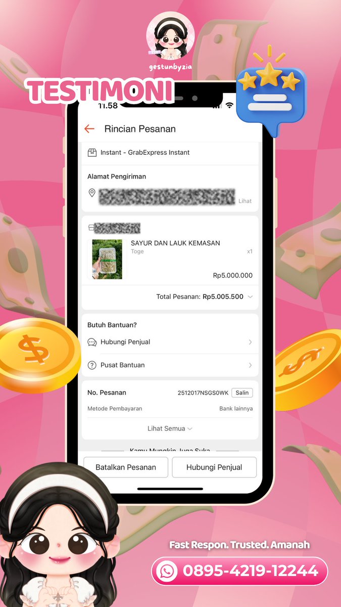 urbaenjun2's tweet image. 142. Gestun spaylater 7.000.000 
143. Gestun kredivo via shopee 5.000.000

#GestunbyZia 
#NominalbesarbyZia