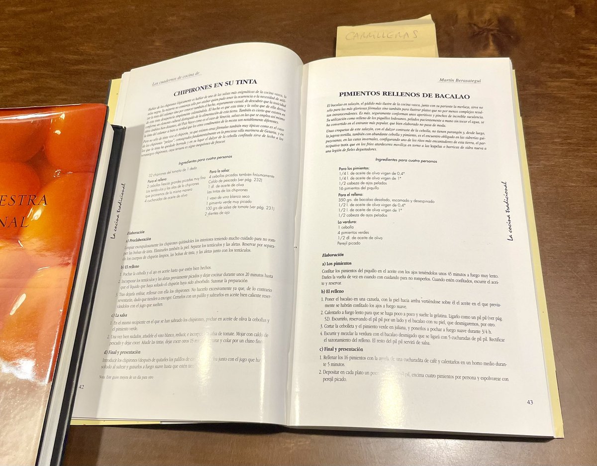 Para hacerlos consulté a tres grandes: <a href="/robinfood/">David de Jorge E.</a> <a href="/Berasategui/">Martín Berasategui</a> y, por supuesto, a mi santa madre, quien tenía a José Juan Castillo (Casa Nicolasa, Donosti) como referente.