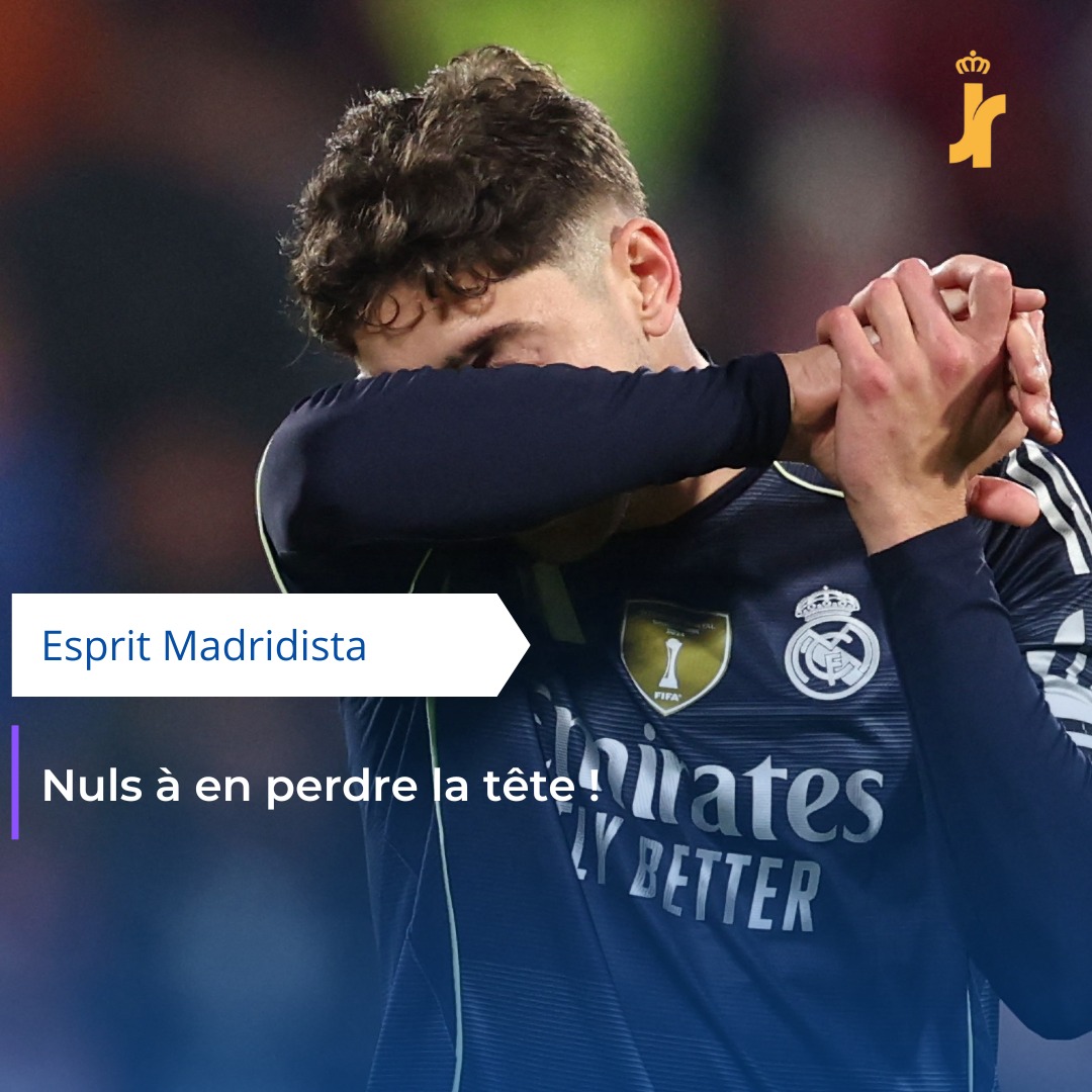 ⚪🟣 NOUVEAU PODCAST ⚪🟣

Trois nuls d’affilée et le Real perd la tête de <a href="/LaLigaFRA/">LALIGA</a>

Le jeu inquiète, la dynamique aussi.
Bilbao, Vigo et City arrivent : réaction obligatoire ! 

🎙️<a href="/GilchristLawson/">Gilchrist Lawson</a>,  <a href="/AbdoulayeD_/">Abdoulaye D.</a> &amp; Mirna.

🔗Linktr.ee/espritmadridis…