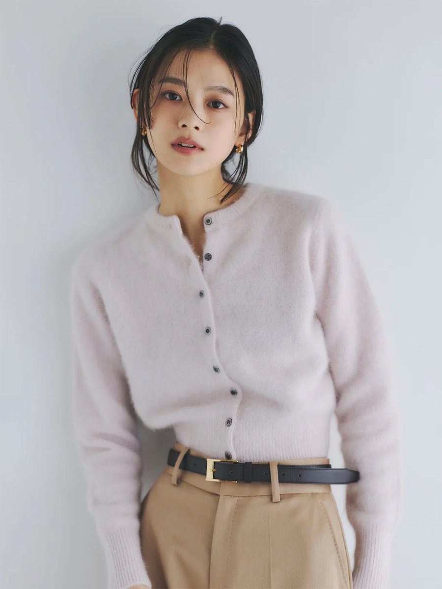 2025 WINTER COLLECTION 】 □ラクーンフォックスショートカーディガン