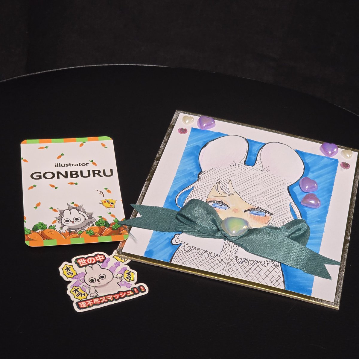 とことこ堂さん！
クレラビかわいい……🐰

色紙は一目惚れで購入しました✌️
(<a href="/cre_rabbi/">クレラビ</a>)
#COMITIA154