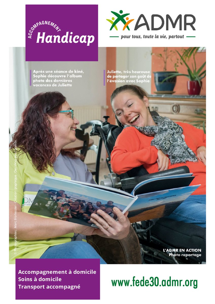#journéeinternationaledespersonnesensituationdehandicap
✅ Les salariés et bénévoles du réseau <a href="/AdmrGard/">ADMR GARD</a> œuvrent pour permettre aux personnes en situation de #handicap de vivre à #domicile le plus longtemps possible et avec le plus d'#autonomie possible.
🙏 Merci à eux💜