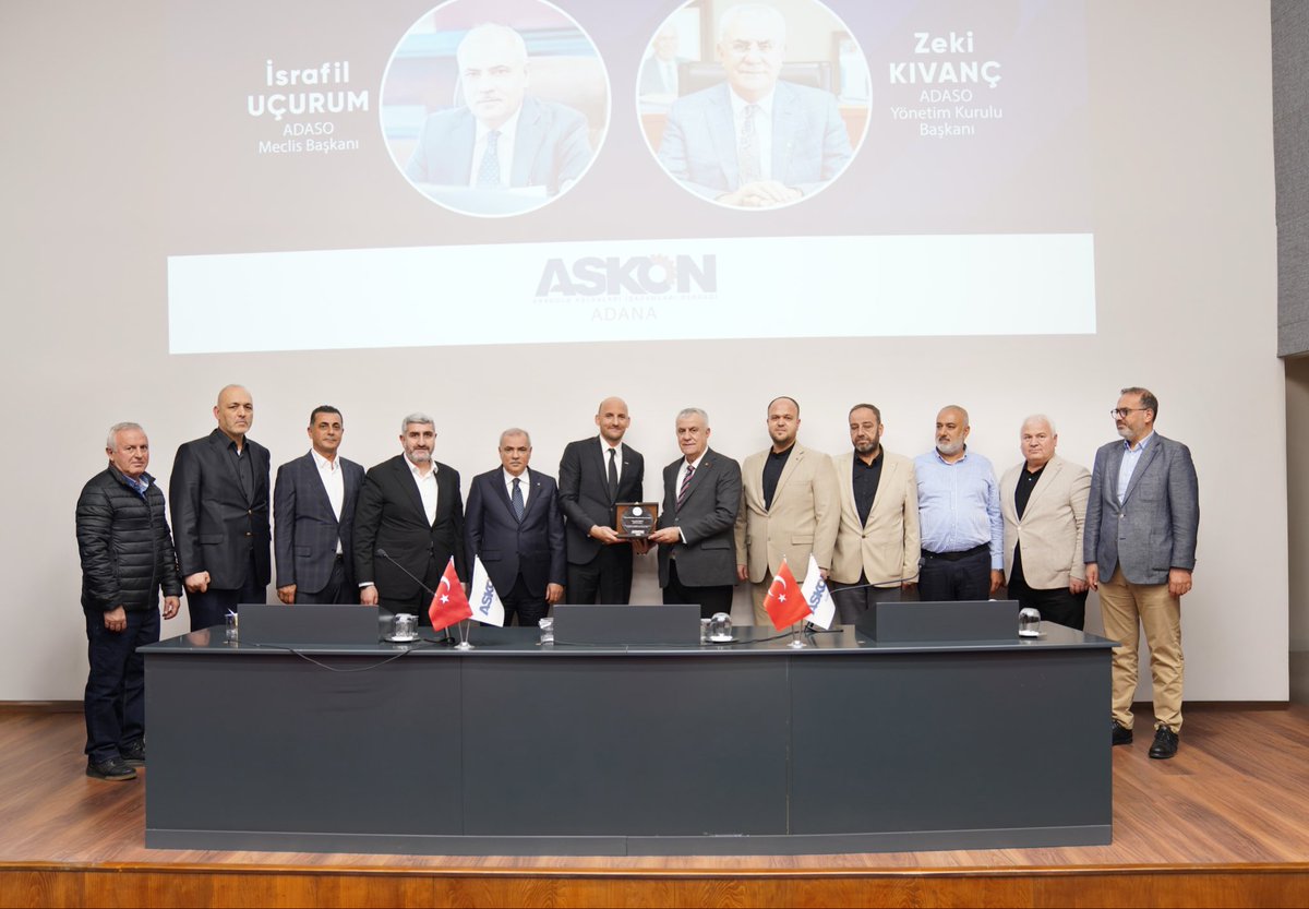 ASKON’un düzenlediği “Küresel Dönüşüm Sürecinde Adana Sanayisi” programında, küresel dönüşümün şehrimiz için sunduğu riskleri ve fırsatları ele aldık.

ADASO Meclis Başkanımız Sn. İsrafil Uçurum ve Sn. Zeki Kıvanç’ın değerli katkılarıyla önemli değerlendirmeler yapma fırsatı