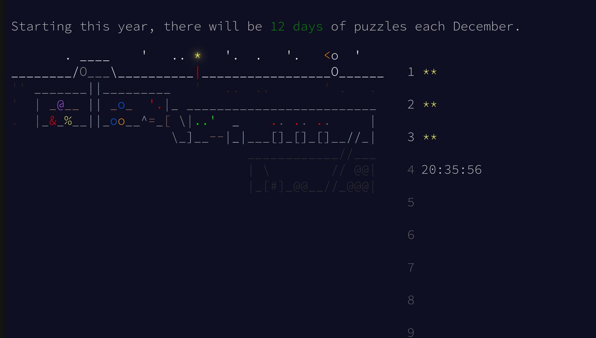 DuskyDaily's tweet image. in the morning--
Completed Day 3, of #AdventOfCode 2025
Went from #3 to #2 in r/Btechtards :(