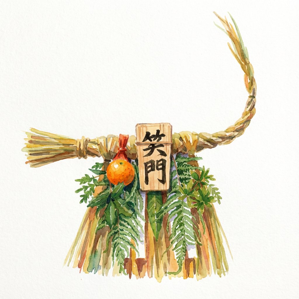 しめ縄ノウハウ_019】 ＼伊勢の“蘇民将来子孫家門”札としめ縄／ 伊勢