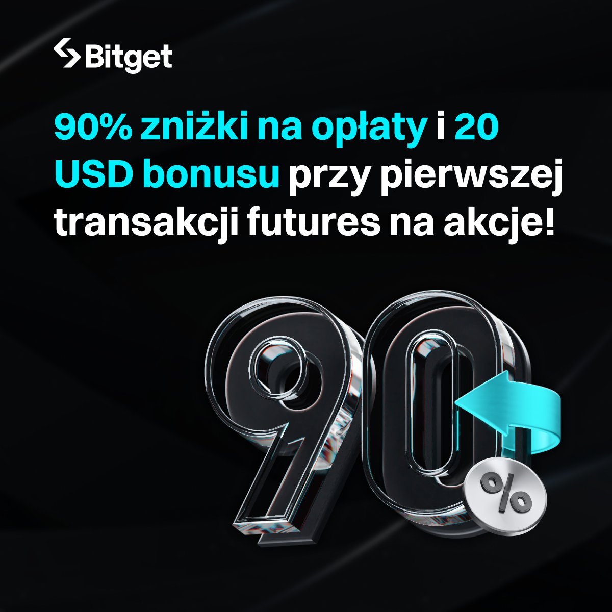 BitgetPL's tweet image. 🔥 90% ZNIŻKI na opłaty tradingowe! 🔥

🎁 BONUSY: 
10 USD dla wszystkich 
20 USD dla nowych użytkowników
📲Wystarczy JEDNA transakcja! ⚡

Dostępne akcje: $NVDA $TSLA $AAPL $GOOGL $AMZN $META $MSFT i więcej! 📊

💎 Pula nagród: 50 000 USDT 
⏰ Kto pierwszy, ten lepszy!

Czas na…