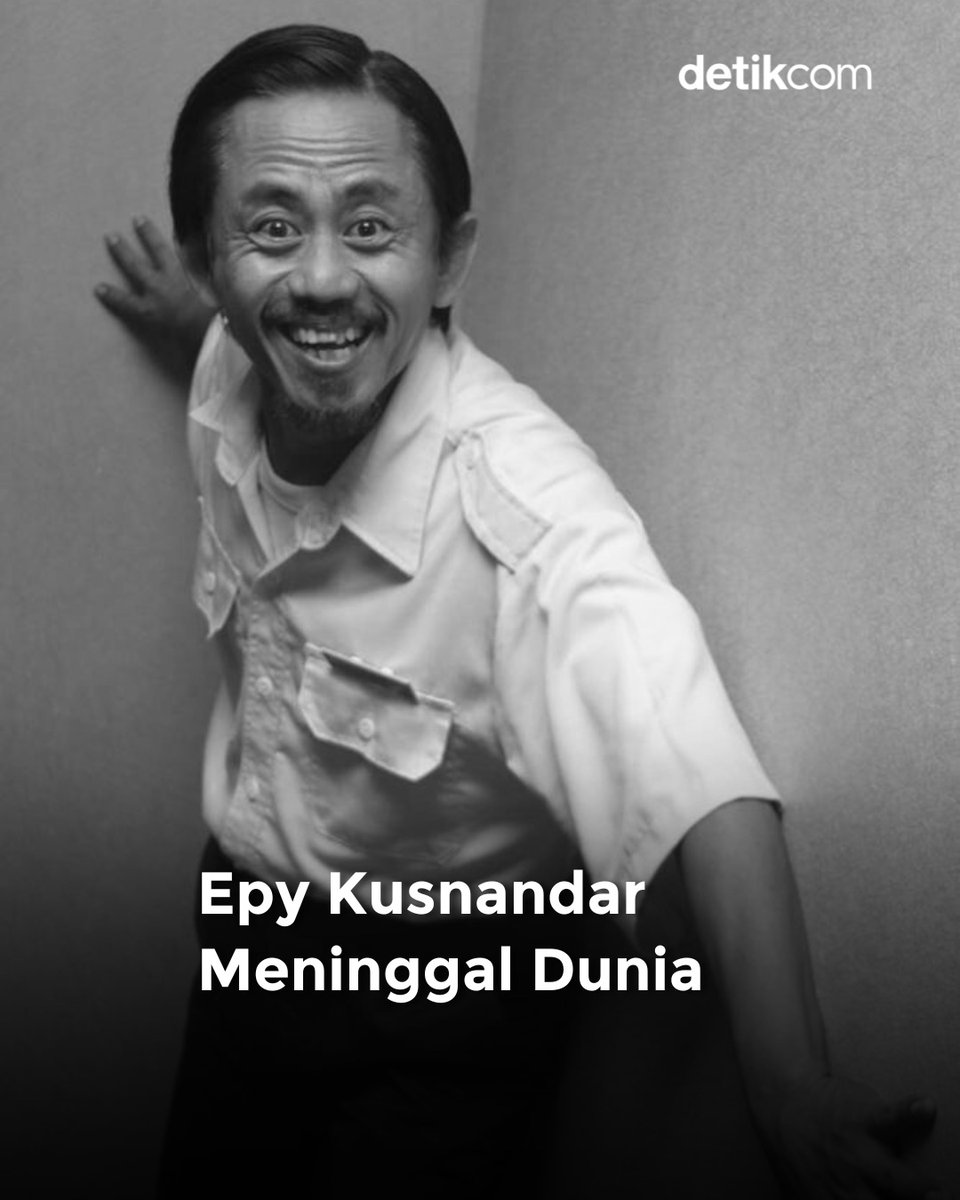 Kabar duka menyelimuti dunia hiburan Indonesia. Aktor Epy Kusnandar meninggal dunia. 

Kabar ini dibagikan istri Epy Kusnandar, Karina Ranau dalam Instagram miliknya. 🥀

>> hot.detik.com/celeb/d-824140…