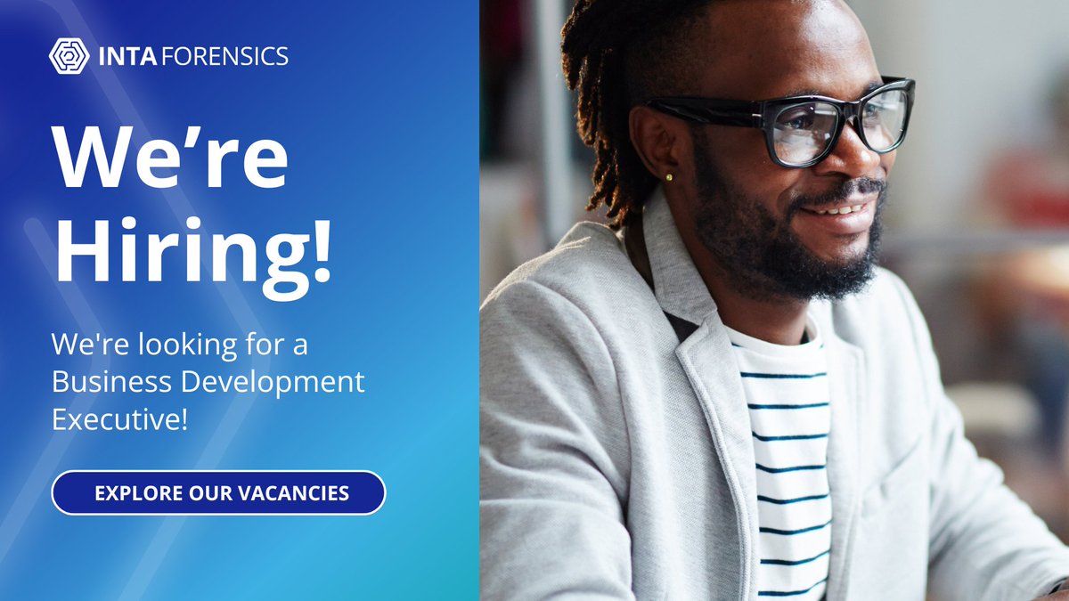 IntaForensics's tweet image. 🚨 We&apos;re hiring! 🚨 

An amazing opportunity has come up in our Commercial team! We&apos;re looking for a Business Development Executive!

👉 Find out more about the vacancy and apply today: eu1.hubs.ly/H0q0qTW0

#hiringnow #ukrecruitment #businessdevelopmentexecutive