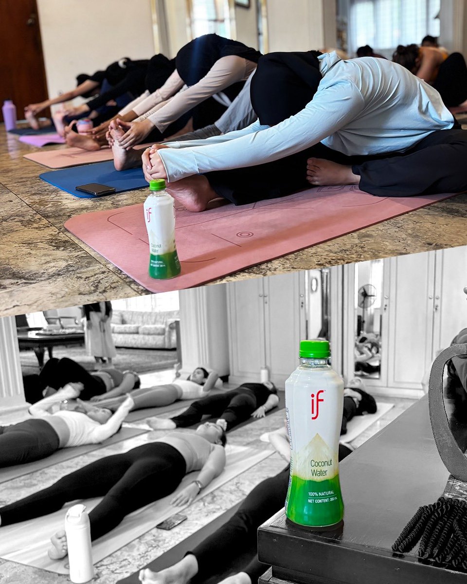 Flow and Mat Yoga Community was such a vibe! ✨
Glad to support your mindful movement with IF Coconut Water Indonesia 💚🌿