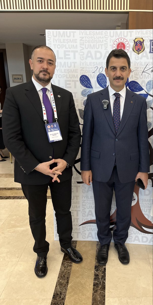 Türk Denetimli Serbestlik Sistemi 20. Yıl Uluslararası Kongresine katılmaktan onur ve mutluluk duyduk. Bu güzel organizasyonda emeği geçen herkese çok teşekkür ederiz 💐

 #TürkDenetimliSerbestlik20Yıl