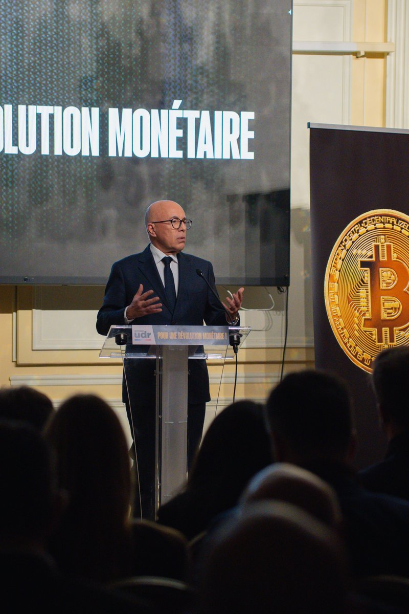 partiudr's tweet image. Hier soir, le @groupeudr a ouvert une nouvelle page dans le débat public autour du bitcoin. Pour nous, la politique n’a de sens que par les idées.