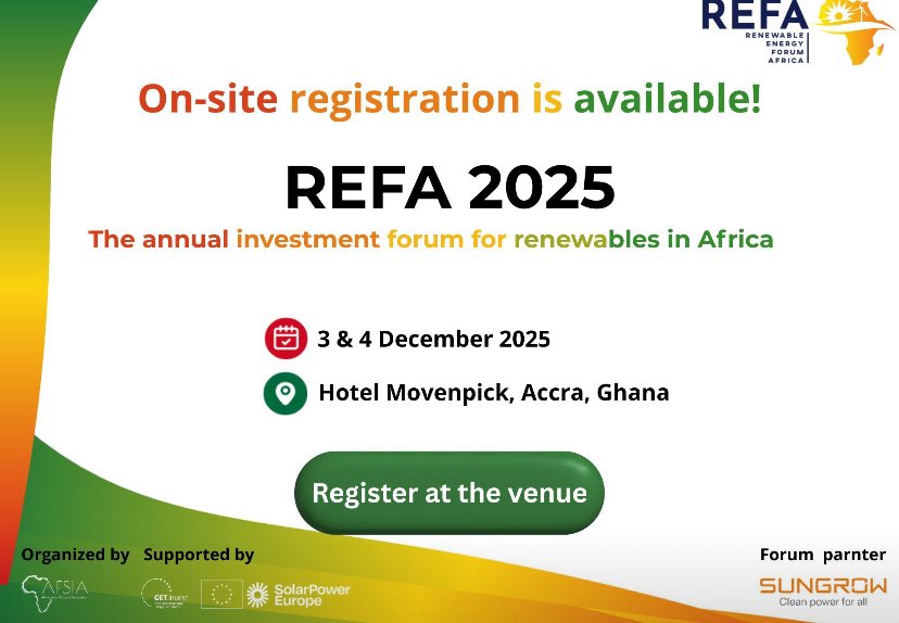 session de matchmaking dès ce matin pour lancer REFA 2025 !

👉 Consultez le programme complet et inscrivez-vous ici : lnkd.in/ehZSY3y2
REFA - Renewable Energy Forum Africa