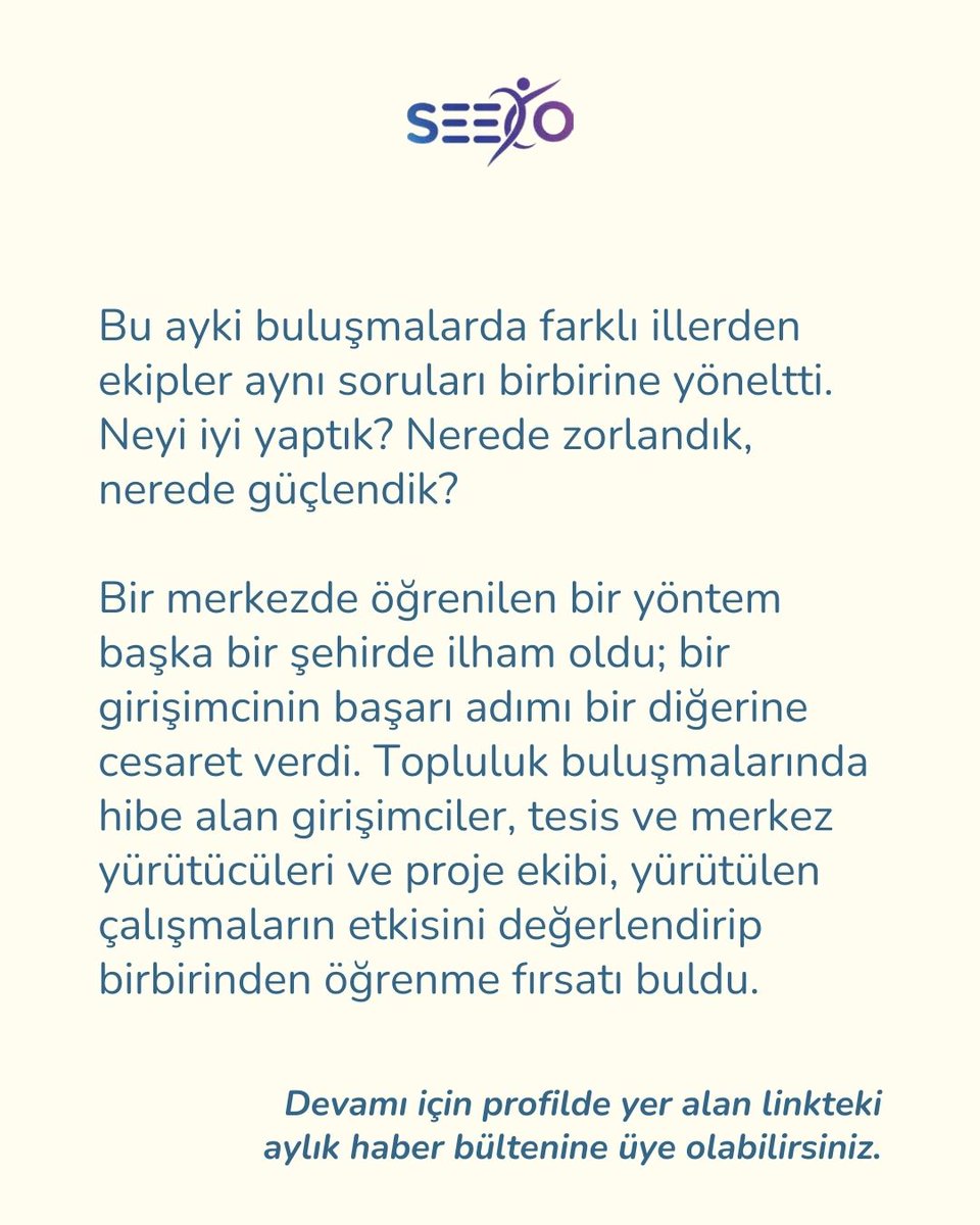 seecoproject's tweet photo. Kasım, SEECO topluluğunda deneyimlerin paylaşıldığı bir ay oldu. Farklı illerden ekipler bir araya geldi; öğrendiklerini paylaştı, birbirine ilham verdi.
📩 SEECO Bültenimizin yeni sayısı: https://t.co/m9rViwaPKn

@EUDelegationTur @WorldBankTurkey @KalkinmaAjansGM https://t.co/NzmM28W7wv