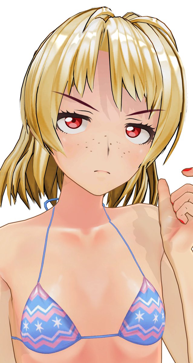 三白眼子ちゃん表情弄り
#カスタムキャスト 