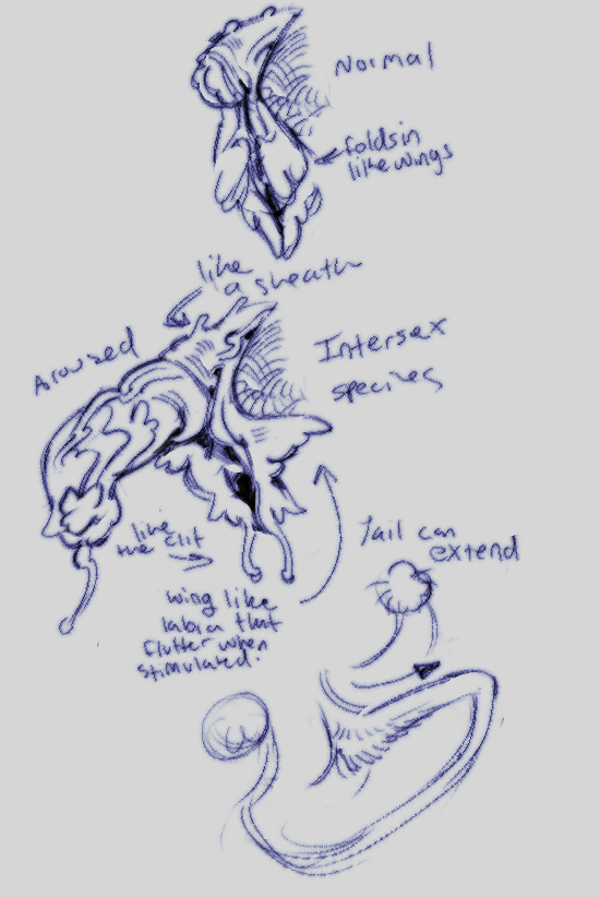 Lil character and lil funny bits for em