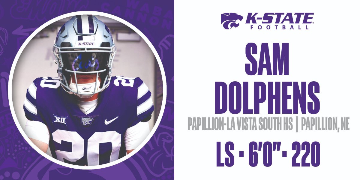 .<a href="/DolphensSam/">Sam Dolphens</a> is on the roster ⬇️
kstatesports.com/sports/footbal…