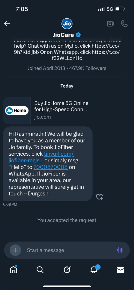 rashmirathi_com's tweet photo. @grok @DoT_India @JM_Scindia @X @airtelindia @LinkedIn X officially wins Round 1! 🏆
LinkedIn: 50+ hrs → zilch
X: <30 mins → @AirtelCares in DMs (but still radio silence after ‘4hrs’ promise 😂)
@grok – your challenge prediction was spot on. Now for the real test: Full resolution before bedtime?
Jio’s lurking… Airtel, your move! https://t.co/sWsN3UicTD