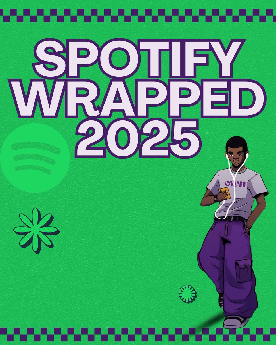 TheOWNMag's tweet photo. Deji has been listening  to a lot of music 💜🎵😝! Share your #SpotifyWrapped in the comments and quotes! https://t.co/OA2mW7XyKk