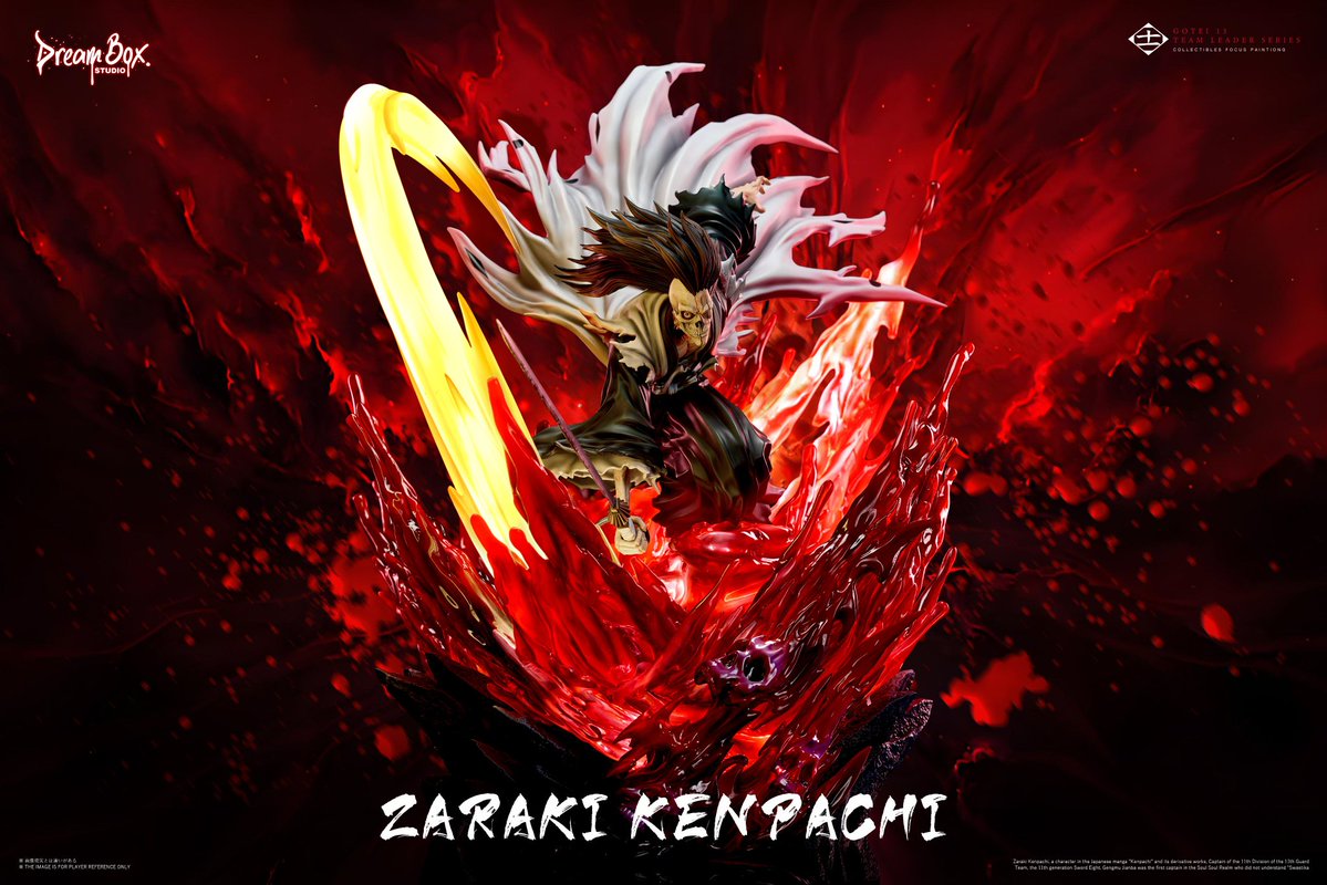 #BLEACH
A new figure for Zaraki inspired by the Kenpachis battle!

Just look at his face melting..