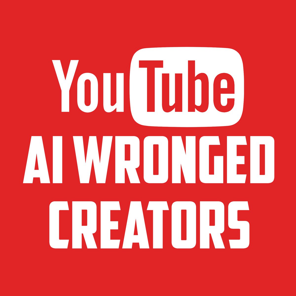 To anyone who has lost their channels due to YouTube's AI moderation, please share this with your friends and let YouTube know that what they've been doing to our creators has been diabolically, without a doubt unacceptable. #YouTubeAIWrongedCreators #YouTube #AI
