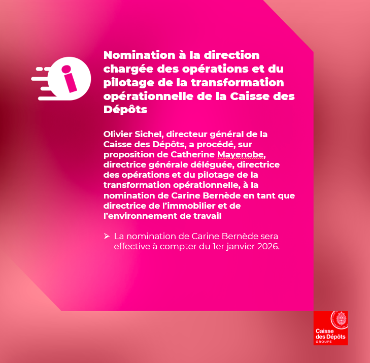 Caisse des Dépôts - Presse tweet media