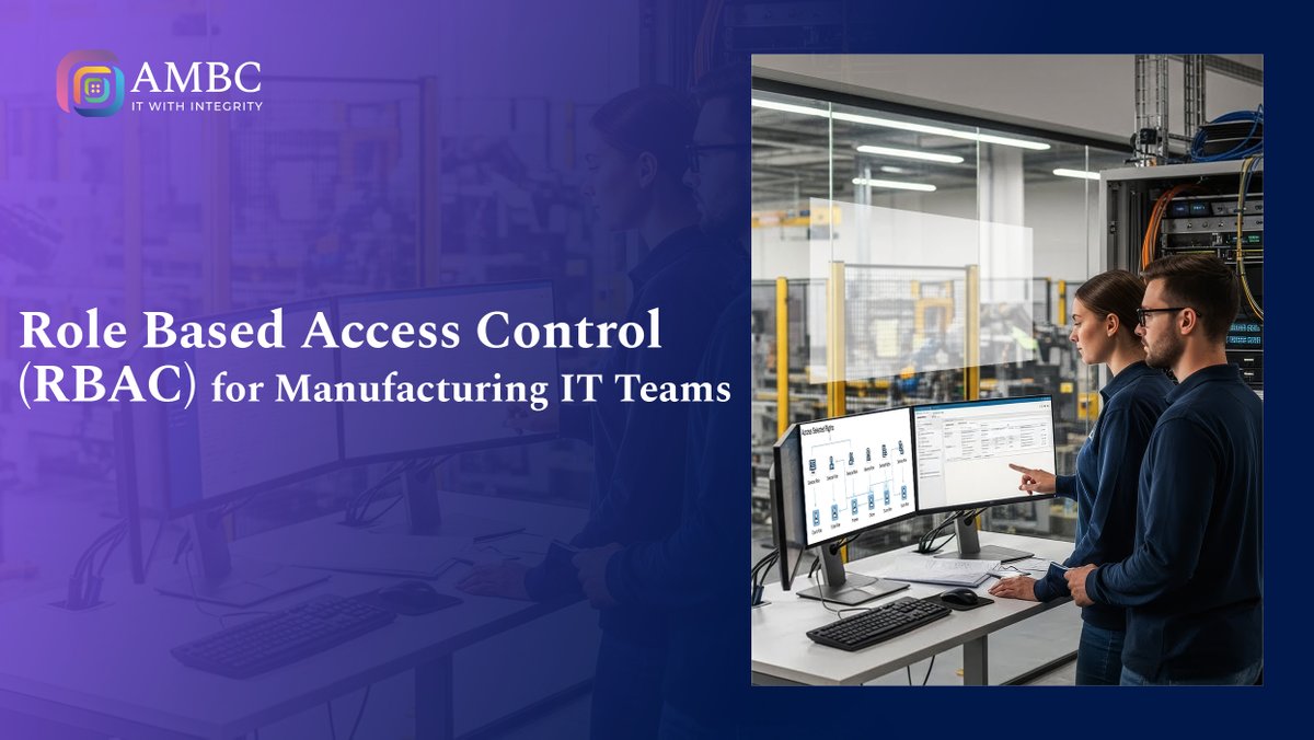 AMBCINC's tweet image. One wrong access in a manufacturing plant can disrupt production or fail an audit.
We broke down the hidden risks IT teams should fix ASAP.

Full article 👇
🔗ambconline.com/blog/role-base…

#ManufacturingIT #RBAC #AmbcBlog #IndustrialSecurity #SmartManufacturing #OTSecurity