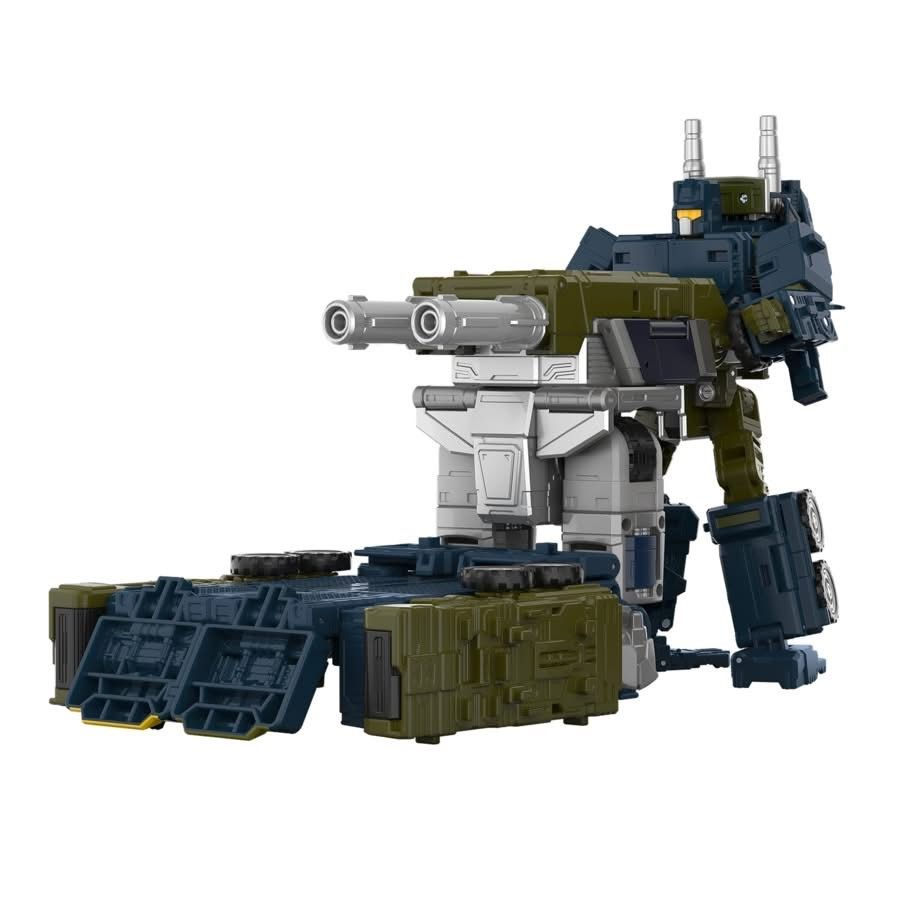 decepticonaiden's tweet photo. Yeah, I quite like this. Onslaught is damn near perfect. Does everything I wanted, and that trailer is really nice now that we see it in colour. Bruticus is also pretty cool. I think his legs look a touch short, but that could just be the render https://t.co/uWOW1sGR0s