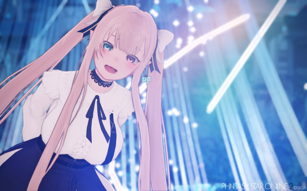 PSO2_himek's tweet image. 表情カスタム、とりあえずいろいろいじってみた感じ、アニメ風の表情がとても作りやすくなった印象。
とくに口回りが大きく動かせるようになってとても自然な表情が作れるので表情豊かになりました。…