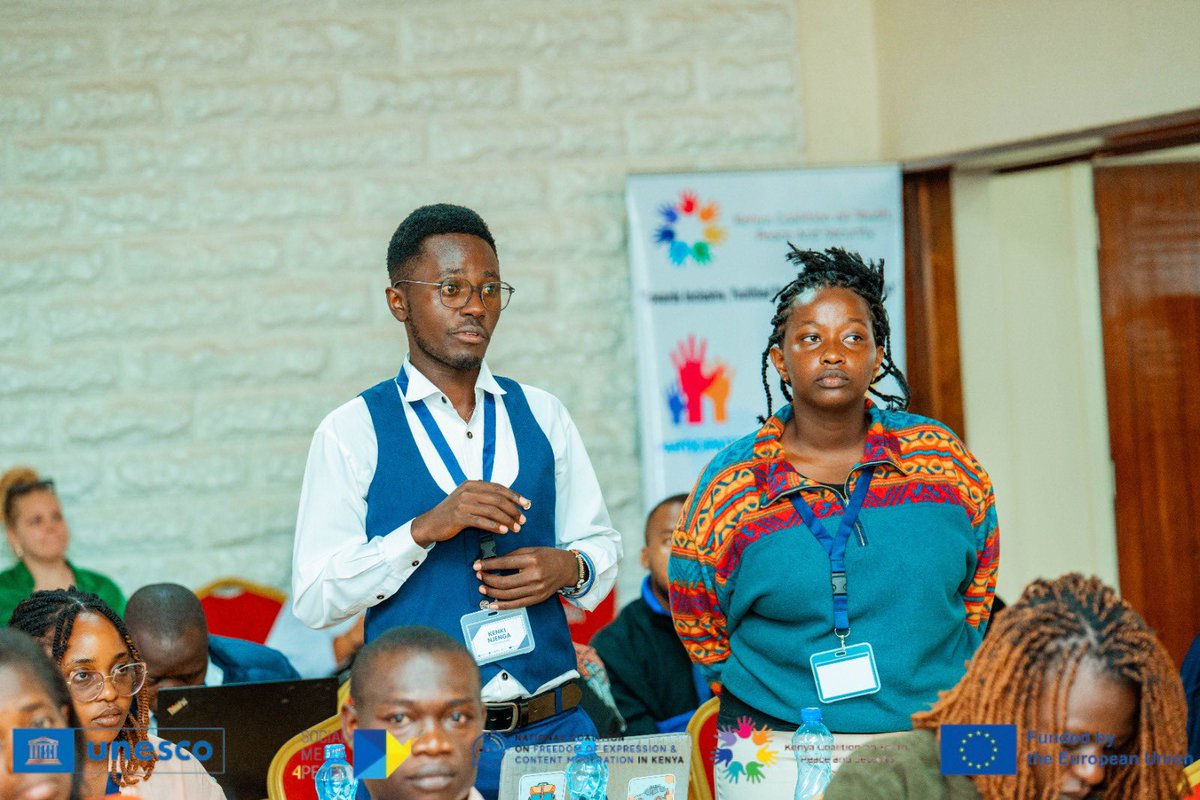 YPSinKenya's tweet photo. Day 1 The insights are already flowing. 💡

From identifying misinformation to crafting peace narratives,The Bootcamp is equipping our youth leaders with crucial media literacy tools.

Turning this knowledge into actionable community projects.

The $2,500 grant is on the line. 👇 https://t.co/TVIXDKTQok