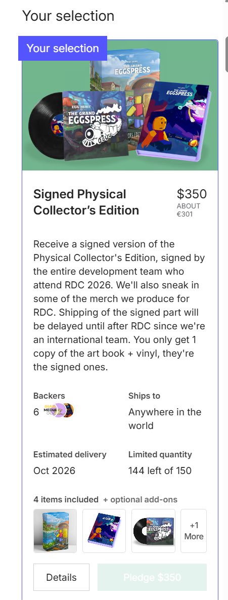 So excited! cant wait to sign the NDA &amp; receive the merch.