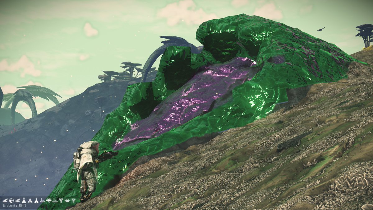 comanoix1's tweet photo. この草餅、しっかりあんこ入ってる。
熱いお茶もください。
#ノーマンズスカイ #NoManSky https://t.co/KIfTEHUq4H