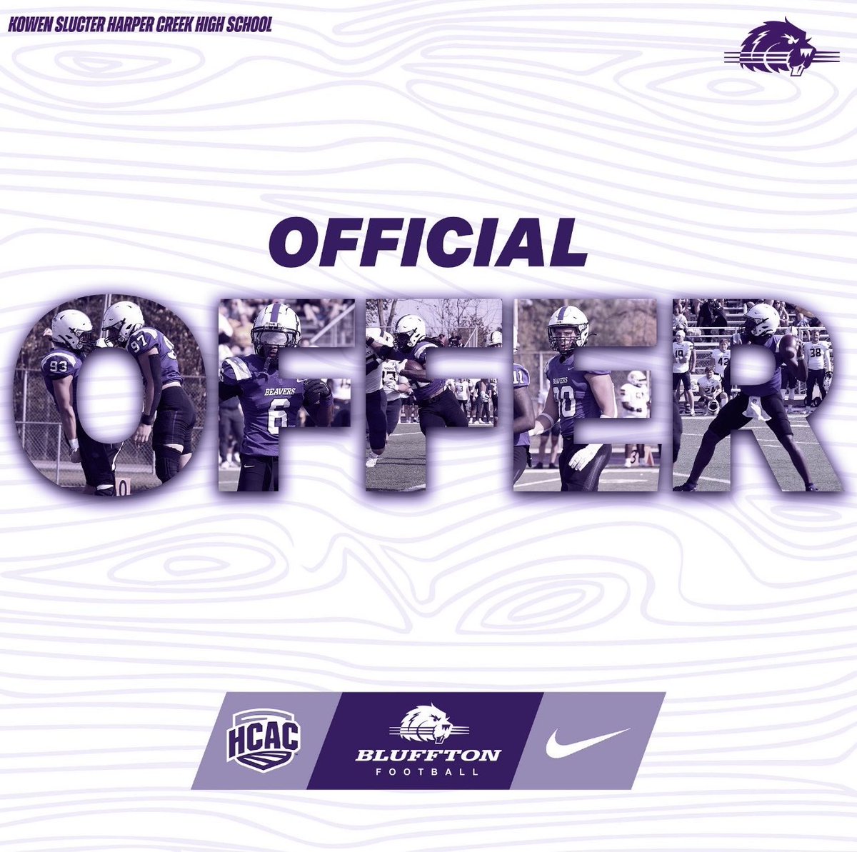 After a good conversation with <a href="/CoachHedden/">Chris Hedden</a> i have earned an offer from Bluffton University <a href="/MichFBFrenzy/">Michigan Prep Frenzy</a> <a href="/AllenTrieu/">Allen Trieu</a>
