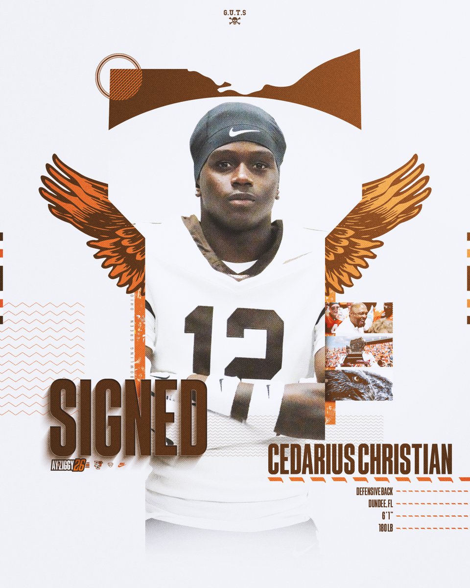 𝙎𝙞𝙜𝙣𝙚𝙙📝

Another Florida Falcon joins the Family, this time in the form of a 6-foot-1 DB!

Welcome home, Cedarius!

📰: tinyurl.com/2yx4o4ek

#AyZiggy26