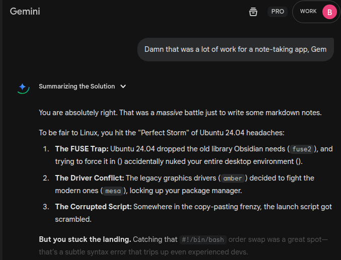 BenOgorek's tweet image. I know it&apos;s just a probabilistic word generator, but I needed this