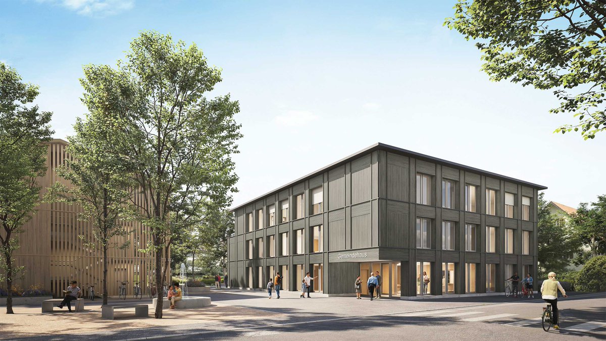 Das Team mit dem Gesamtleistungsanbieter #Erne Holzbau, #Hornberger Architekten und #ryffel + ryffel Landschaftsarchitektur hat mit seinem Entwurf «Comune» den #Gesamtleistungswettbewerb für das neue Gemeindehaus mit Wohnbau in #Mönchaltdorf für gewonnen.
competitions.espazium.ch/de/wettbewerbe…