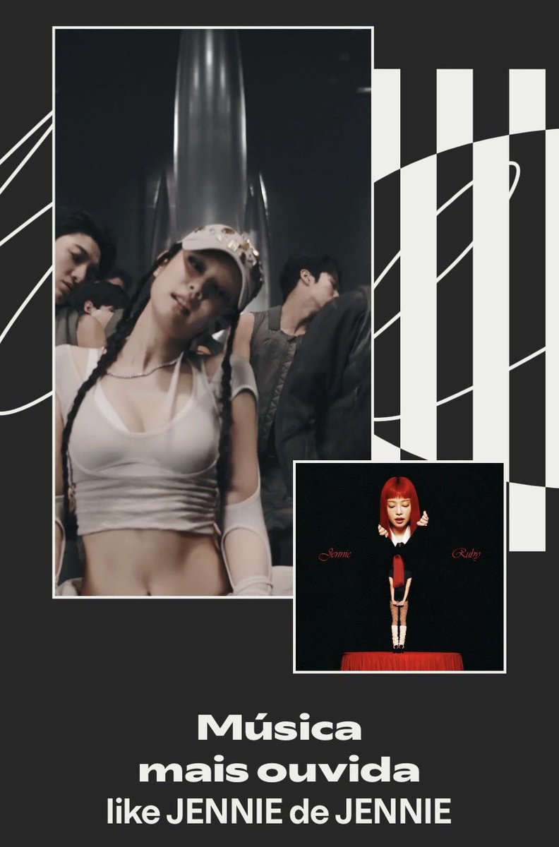 jenniekimbrasil's tweet image. Queremos ver quem também tem #JENNIE, #likeJENNIE e #Ruby no topo do Spotify Wrapped? ❤️