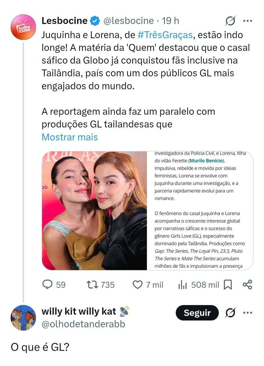 Eu assim com Bl em 2019. 

Mas como foi que as tailandesas descobriram essa novela? Tiktok?