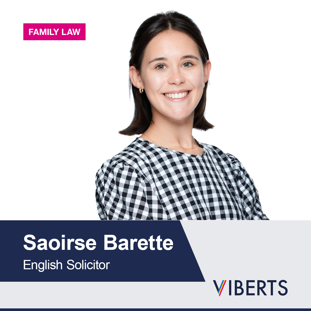 Congratulations to Saoirse Barette who has qualified as an English Solicitor! Read more here > viberts.com/.../saoirse-ba…