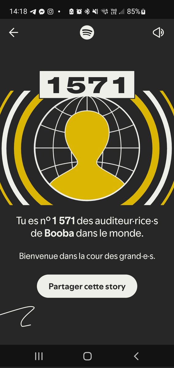 Theodora, Hamza et Booba : mon année parfaitement résumée par Spotify.
youtu.be/AgFG6_TGdTY?si…