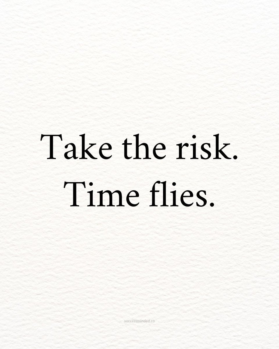 Take the risk..